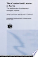 The Chaebol and Labour in Korea book cover