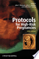 Protocols for High-Risk Pregnancies book cover