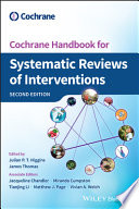 Cochrane Handbook for Systematic Reviews of Interventions book cover