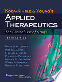 Koda-Kimble and Young's Applied Therapeutics book cover