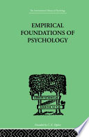 Empirical Foundations of Psychology book cover