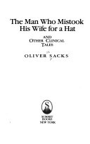 The Man who Mistook His Wife for a Hat and Other Clinical Tales book cover