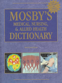 Mosby's Medical, Nursing, & Allied Health Dictionary book cover