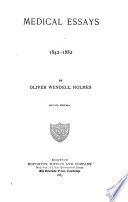 Medical Essays, 1842-1882 book cover