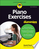 Piano Exercises For Dummies book cover