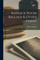 Barrack Room Ballads & Other Verses book cover