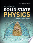 Advanced Solid State Physics book cover