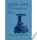 Oliver Lodge and the Liverpool Physical Society book cover
