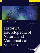 Historical Encyclopedia of Natural and Mathematical Sciences book cover