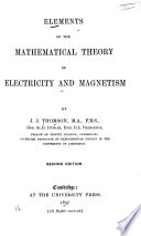 Elements of the Mathematical Theory of Electricity and Magnetism book cover
