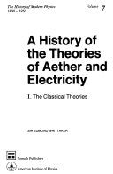 A History of the Theories of Aether and Electricity book cover