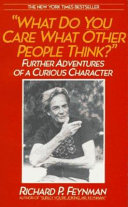 What Do You Care what Other People Think? book cover