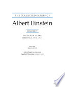 The collected papers of Albert Einstein book cover