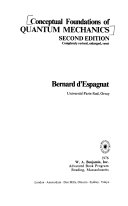 Conceptual Foundations of Quantum Mechanics book cover