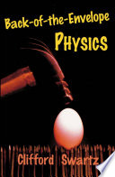 Back-of-the-Envelope Physics book cover