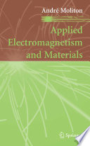 Applied Electromagnetism and Materials book cover