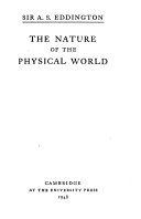 The Nature of the Physical World book cover
