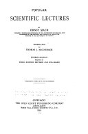 Popular Scientific Lectures book cover