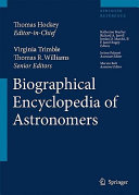 Biographical Encyclopedia of Astronomers book cover