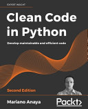 Clean Code in Python - Second Edition book cover