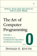 The art of computer programming book cover