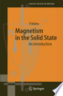 Magnetism in the Solid State book cover