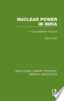 Nuclear Power in India book cover