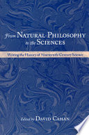 From Natural Philosophy to the Sciences book cover