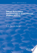 Diffuse Reflectance Spectroscopy Environmental Problem Solving book cover