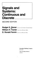 Signals and Systems book cover