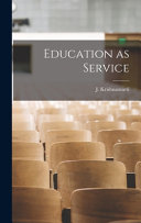 Education as Service book cover