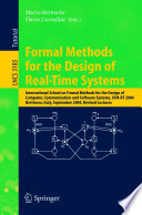 Formal Methods for the Design of Real-Time Systems book cover