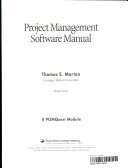 Project Management Software Manual book cover