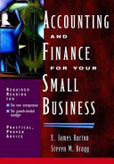 Accounting and Finance for Your Small Business book cover