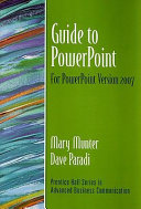 Guide to PowerPoint book cover