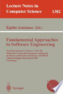Fundamental Approaches to Software Engineering book cover