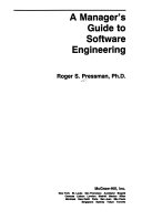A Manager's Guide to Software Engineering book cover