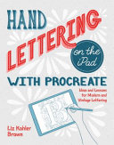 Hand Lettering on the IPad with Procreate book cover