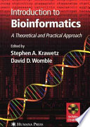 Introduction to Bioinformatics book cover