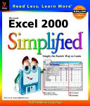Microsoft Excel 2000 Simplified book cover