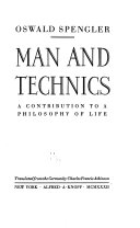 Man and Technics book cover