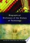 Biographical Dictionary of the History of Technology book cover