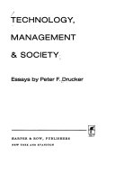 Technology, Management & Society book cover