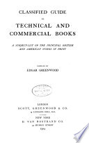 Classified Guide to Technical and Commercial Books book cover