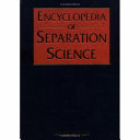 Encyclopedia of Separation Science book cover