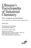 Ullmann's Encyclopedia of Industrial Chemistry book cover