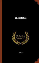 Theaetetus book cover