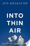 Into Thin Air book cover