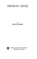 American Notes book cover