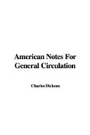 American Notes for General Circulation book cover
